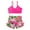 A91-Hot Pink, variant on Hessimy Girls Two Piece Bikini Swimsuits Hawaiian Floral Bathing Suit for Kids Summer Beach Swimwear Set(Orange,9-10 Years)