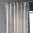 thumbnail image 6 of Beach Greige Abstract Textured Printed Cotton Curtain (1 Panel), Beach Greige, 50W X 108L, 6 of 10
