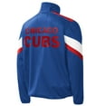 thumbnail image 3 of Men's G-III Sports by Carl Banks Royal Chicago Cubs Earned Run Full-Zip Jacket, 3 of 3