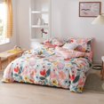 thumbnail image 3 of Funda Edredón Reina, 100% Algodón Floral Juegos de Cama Reina, 3 Piezas Reina Edredón, 3 of 9