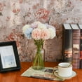 thumbnail image 5 of Burgundy Fake Flowers Artificial Chrysanthemum Ball Silk Flowers Fall Flowers 1" for Mother's Day Easter Home Kitchen Wedding Decorations, 5 of 5
