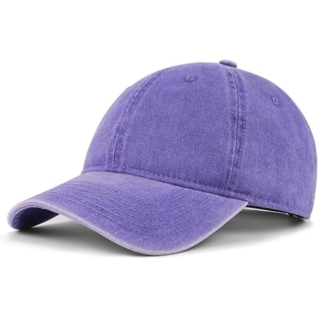 Gorra de béisbol de algodón lavado, gorra para correr, gorra deportiva para golf y tenis al aire libre, L (58-60 cm), verde