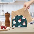 thumbnail image 5 of Snowman Christmas Napkin Holders for Tables Napkin Stand Paper Holder Organizer Tabletop Tissue Box Dispenser, 5 of 8