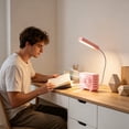 thumbnail image 5 of Rewenti Quiet Operations 3 Speed Desktop Fan with Led Light Portable Student Coolings Fan for Dorm office, 5 of 5