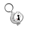 thumbnail image 1 of Mewing Coeur Chat Sihouette Animal Doigt Ongles Clippers Ciseaux Coupe en Acier Inoxydable, 1 of 3