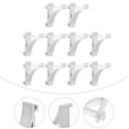 thumbnail image 3 of Miangastore 8pcs Aluminum Refrigerator Shelf Clips Refrigerator Support Clamp Shelf Support, 3 of 9