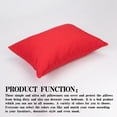 thumbnail image 6 of Ntbay 2 Pack Microfiber Toddler Pillowcases, Ultra Soft Travel Pillow Covers with Envelope Closure, 14" x 20", Red, 6 of 6