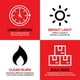 thumbnail image 4 of Velas de emergencia Stock Your Home, paquete de 6 unidades, 100 horas, 4 of 7