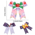 thumbnail image 3 of 4PCS Back to School Hair Bows Alligator Clips for Girls Gift Ribbon Hair Barrettes Accessories Clips for School Kindergarten Large Hair Bow Clip, 3 of 5