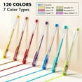 thumbnail image 5 of Gel Pens for Adult Coloring 120 Colors Set, 5 of 9