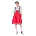 thumbnail image 4 of Disfraz de Oktoberfest para mujer, vestido tirolés alemán, disfraz, fiesta de carnaval bávaro, 4 of 5