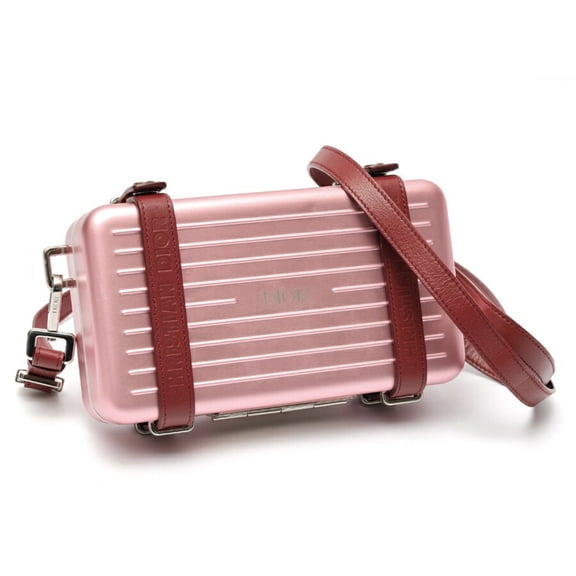 Pre-Owned Christian Dior Dior RIMOWA Collaboration Personal Aluminum Crossbody Bag 2DRCA295YWT...