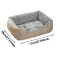thumbnail image 2 of Cozy Heated Pet Bed for Indoor Cats and Dogs with Removable Washable Cover, 2 of 3