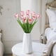 thumbnail image 4 of Tulipanes artificiales Arborus, 10 unidades, color rosa Real Touch, 4 of 6