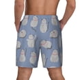 thumbnail image 4 of Daiia Cute Fat Cat Mens Swim Trunks Swim Shorts Quick Dry Swim Shorts with Mesh Lining Pockets-X-Large, 4 of 9