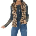 thumbnail image 6 of Uhndy Winter Jackets Coats for Women, Ladies Casual Fashion Short Cardigan Plush Leopard Vest Jacket Christmas Gifts for Women, 6 of 6