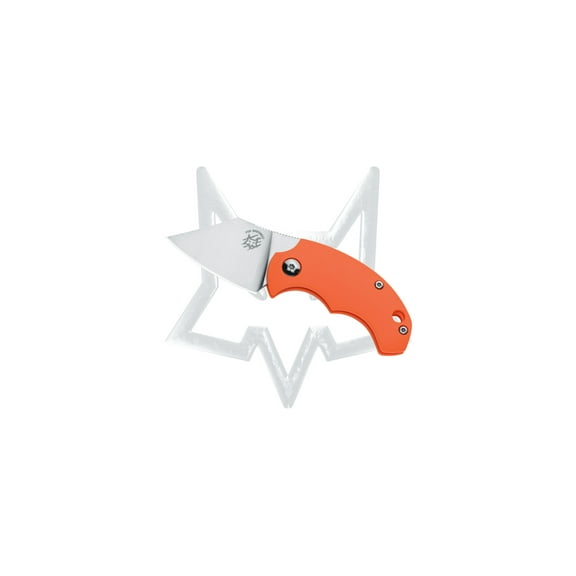Fox Knives BB Drago Piemontes Pocket Knife N690Co Stainless & Orange FRN