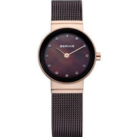 BERING Time 10122-265 Women's Classic Collection Watch with Mesh Band and scratch resistant sapphire crystal. Designed in