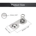 thumbnail image 2 of Fielect 50Pcs AA Battery Spring Plate AA Battery Positive Negative Conversion Spring Contact Nickeling Plate 26.5mmx12mm, 2 of 6