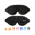 thumbnail image 4 of Kit de antifaz y tapones para oído para conciliar sueño Belug Negro, 4 of 4