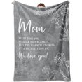 thumbnail image 1 of LHSHID Blanket Gifts for Mom Mom Birthday Gifts Warm Gifts for Mom from Daughter Son Mom Gifts for Mothers Day Christmas Super Soft Flannel Throw Blanket for Mom 30x40in, 1 of 5