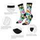 thumbnail image 4 of Balery Watercolor Flowers Calcetas Largas con Estampado para Hombre y Mujer – Suaves y Transpirables, Talla Única (US 5-11), 4 of 6