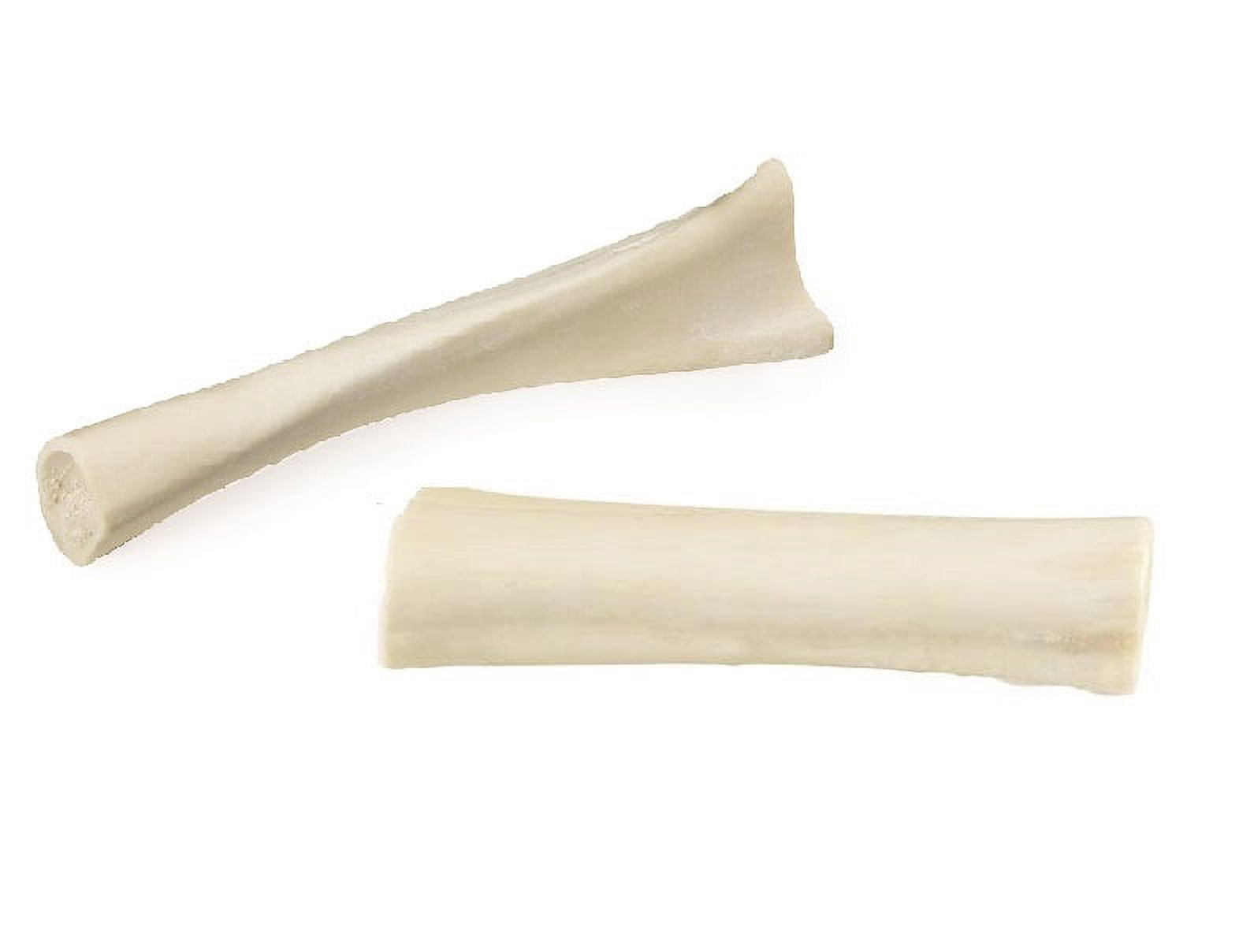 25 Bulk Treat Packs Heavy Duty Dog Chew Rawhide Knee Caps Hooves Horns or Bones (6" Sterilized Bones)