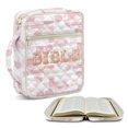 thumbnail image 2 of HELLHERO Reusable Quilted Bible Cover for Girls, Lightweight Large Capacity Bible Organizer Bag Polyester Fabric Scripture Book Organizer Floral Pattern, 2 of 9