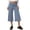 Pink-120429aa, variant on Striped Womens Gaucho Pants Flowy Fold Over Wide Leg Cotton Capri Pants for Women Vintage Womens Golf Pants Red M