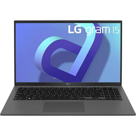 LG gram (2022) Laptop 15Z90Q 15.6-Inch Touchscreen, Intel 12th Gen Core i7, 16GB RAM, 512GB SSD, Windows 11, Gray - (Open Box)