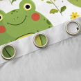 thumbnail image 4 of Castle Fairy Kids Children Kawaii Flower Frog Blackout Curtains Set of 2 (52x84 Each),Green Red Window Curtains,Cartoon Animal Curtains and Drapes,Breathable Home Decor, 4 of 6