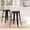 Black, variant on Merrick Lane 30" High Backless Yellow Metal Bar Height Dining Stool with Wooden Seat for Indoor Use