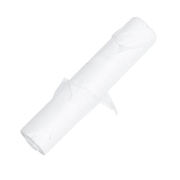 WORGEOUS Capa de peluquería desechable de tela Wai de 100 piezas Capa impermeable Capa a prueba de suciedad Tamaño M Blanco