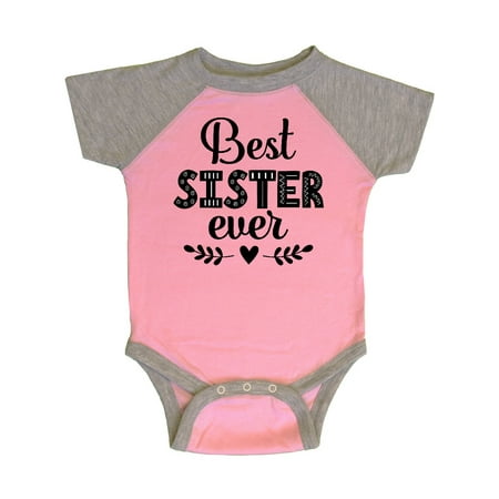 

Inktastic Best Sister Ever Gift Gift Baby Girl Bodysuit