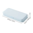 thumbnail image 2 of Frosted PP Plastic Multi Compartment Hard Stationery Box Portable Pen Marker Pencil Storage Case For Office Hobby Craft, 2 of 8