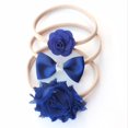 thumbnail image 1 of 3 Pieces/Set Children's Headband Lace Floral Hairbands Sets with Stretchy Elastics Handmade Girls' Boutique Hair AccessoriesMULTI He Qiyong unisex, 1 of 1