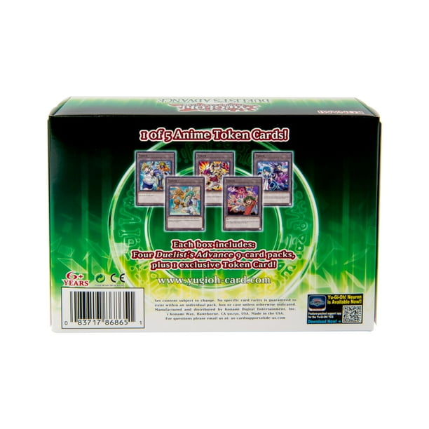 YUGIOH DUELISTS ADVANCE TOKEN BOX - Walmart Business Supplies