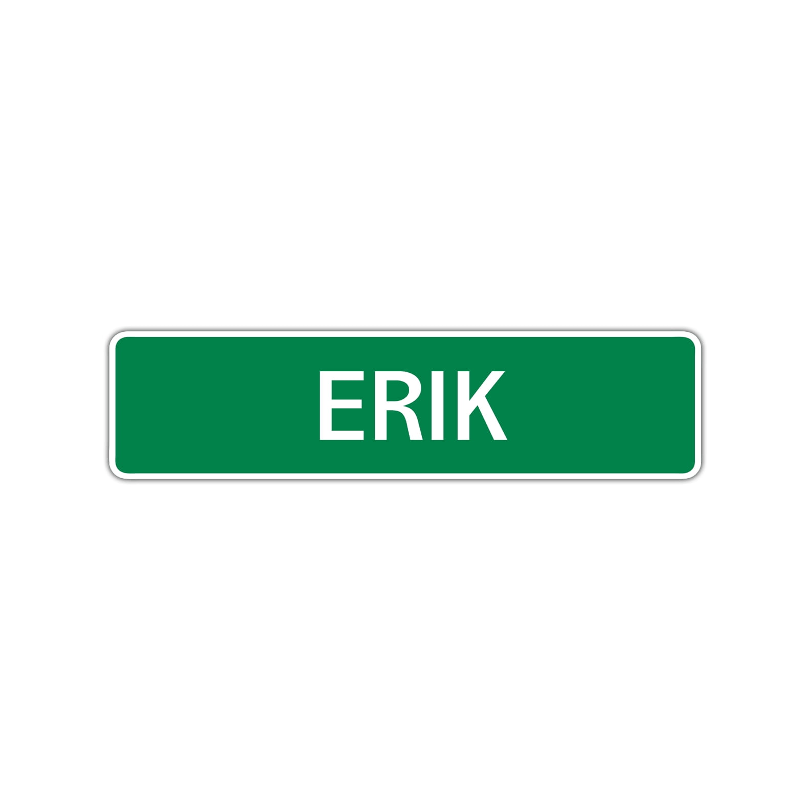 Erik Boys Name Letter Printed Label Novelty Childrens