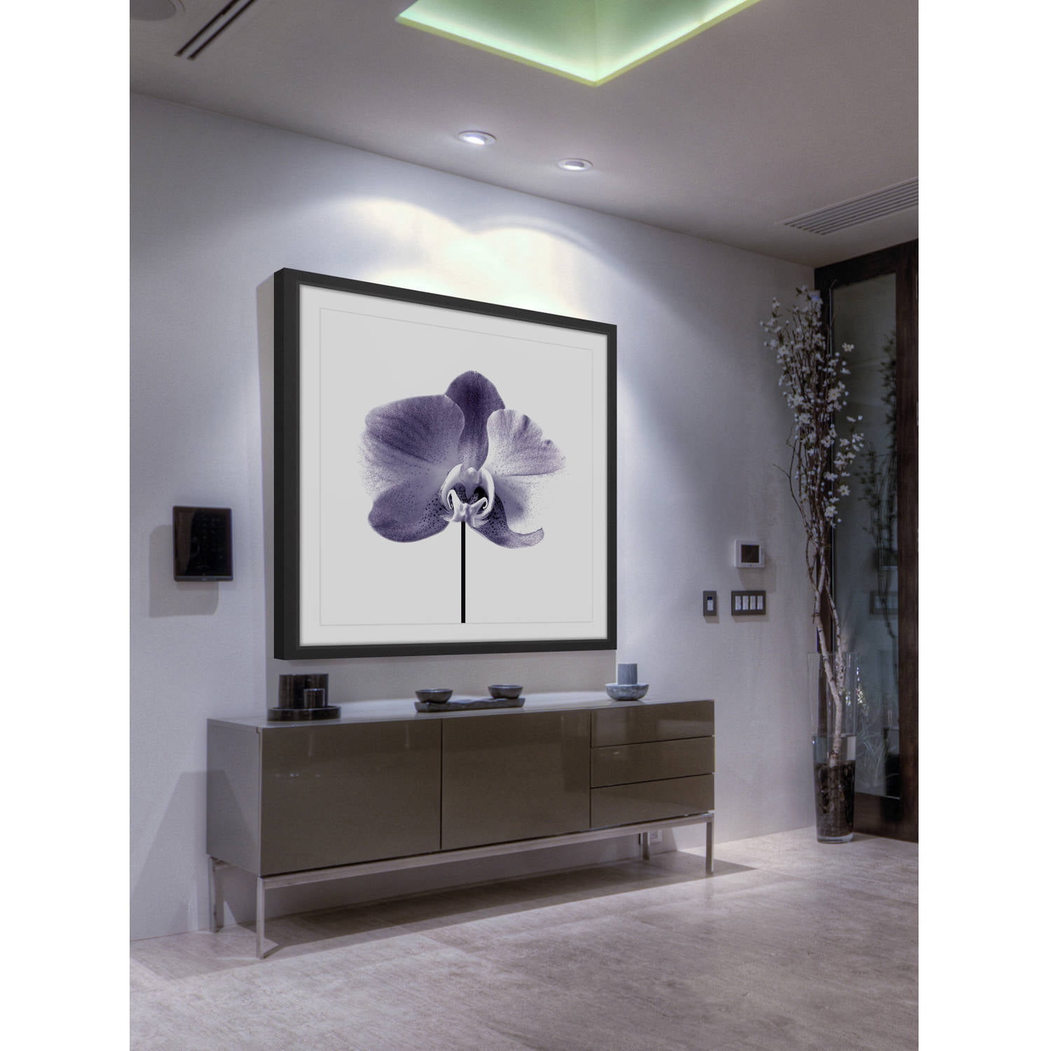 Marmont Hill "Smiling Iris" by Katarina Snygg Framed Painting Print