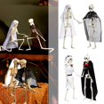 thumbnail image 3 of D Halloween Movable Skeleton Human Model Skulls Full Body Mini Figure Scary 4 W5 G8Q4, 3 of 9