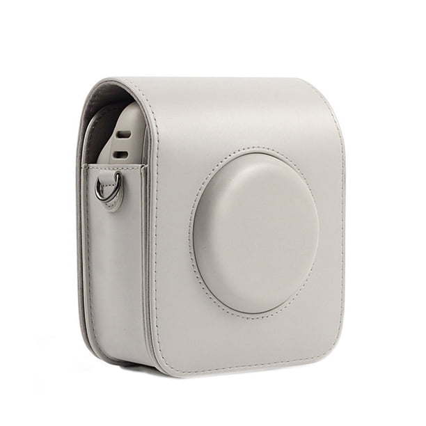 Cámara PU Funda protectora de cuero Funda Soild Color Camera Hombro Crossbody Bolsa de almacenamiento Reemplazo para Instax SQ20 Eigraketly DZ6313-03