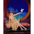 thumbnail image 3 of Henry Clive 12x14 Black Modern Framed Museum Art Print Titled - Sultana (C. 1925), 3 of 5