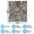thumbnail image 2 of Glacier Black and Gray Cheetah Print Dishwasher Magnet Cover Decorative Sticker for Home Cabinet Kitchen 23" x26", 2 of 5