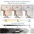 thumbnail image 6 of Miniyam Low Profile Ceiling Fan with Light – 6-Speed DC Motor, Timer, Memory, APP & Remote Control, Quiet Operation, Reversible Airflow, Modern Style, 6 of 8