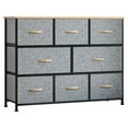 thumbnail image 7 of YYAo Dresser, Storage Fabric Dresser,8-Drawer Dresser, 3-Tier Fabric Chest Of Drawers, Storage Tower Organizer Unit, Light Gray, 7 of 7