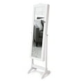 thumbnail image 7 of Patiojoy Lockable Mirrored Cabinet Jewelry Organizer Dressing Mirror White, 7 of 7