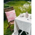 thumbnail image 5 of Waterproof Outdoor Throw Pillows with Inserts 16"x16" Set of 2, Pink Coastal Shell Soft Decorative Pillowcases for Couch Bedroom, Summer Nautical Beach Ocean Pillow Covers for Sofa Living Room, 5 of 8