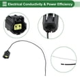 thumbnail image 5 of Unique Bargains 2Pin Sensor Wiring Harnesses Coolant Temperature Sensor Harness for Mazda B4000 2001-2005 No.Xs6Z12A648Ba/3U2Z14S411HYA 2 Pcs Terminals 1 Set 18gauge, 5 of 6