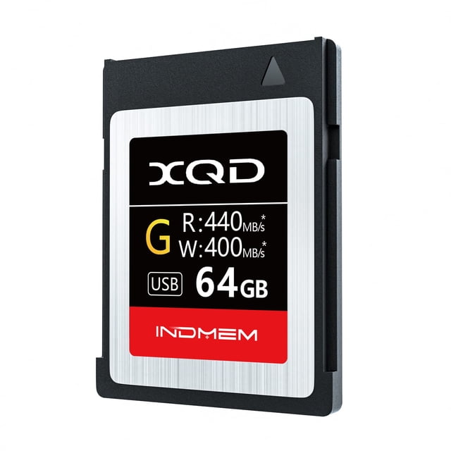 Tarjeta de memoria XQD INDMEM de 64 GB, 5 veces más resistente, MLC Flash de alta velocidad