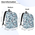 thumbnail image 3 of Yiaed Boat In Ocean Print Backpack, Premium Laptop Backpack, Travel Backpack for Women, Lightweight Backpacks, Comfortable Back Pack-Small, 3 of 7